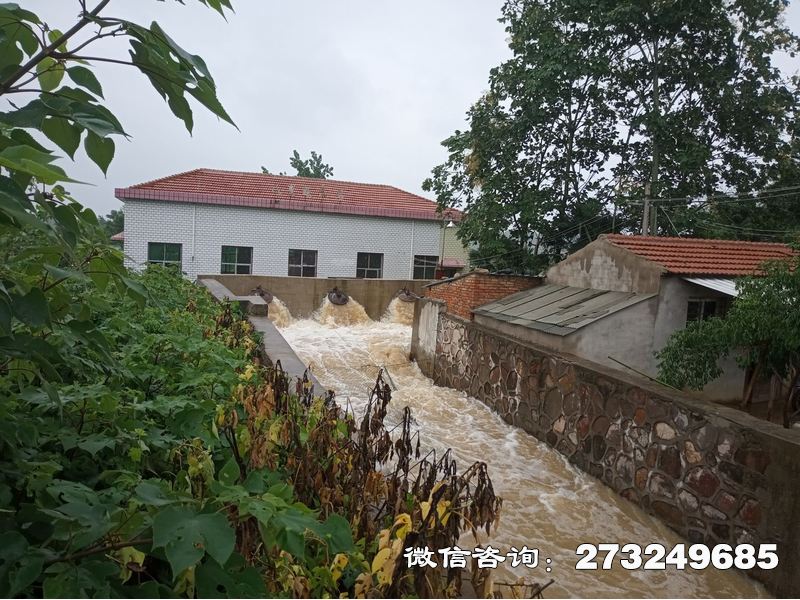 新抚泵站应急涵闸