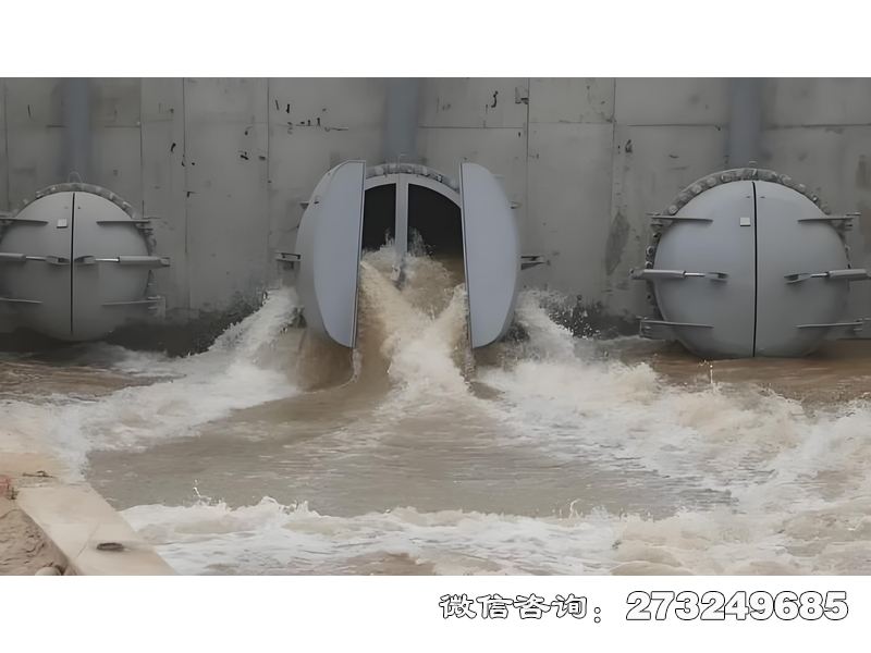 邗江堤坝潮门拍门
