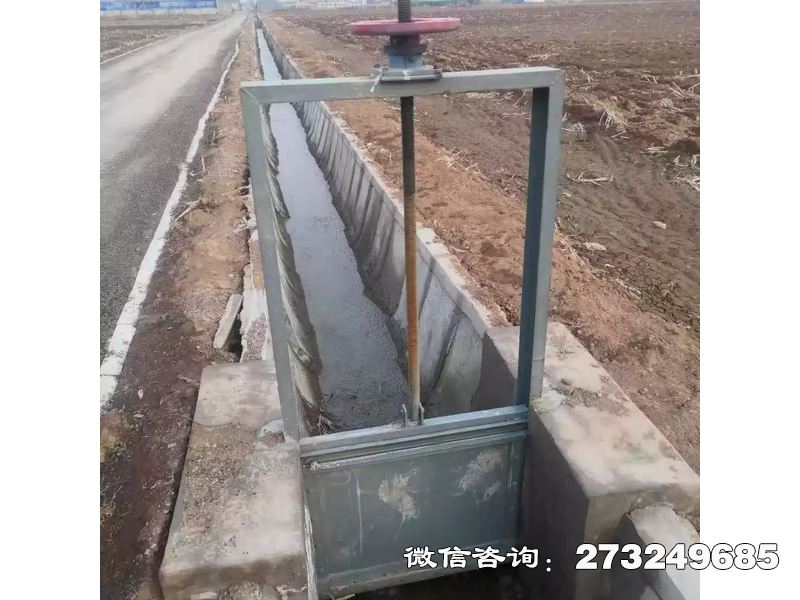 乡宁县抗磨钢制含沙闸门