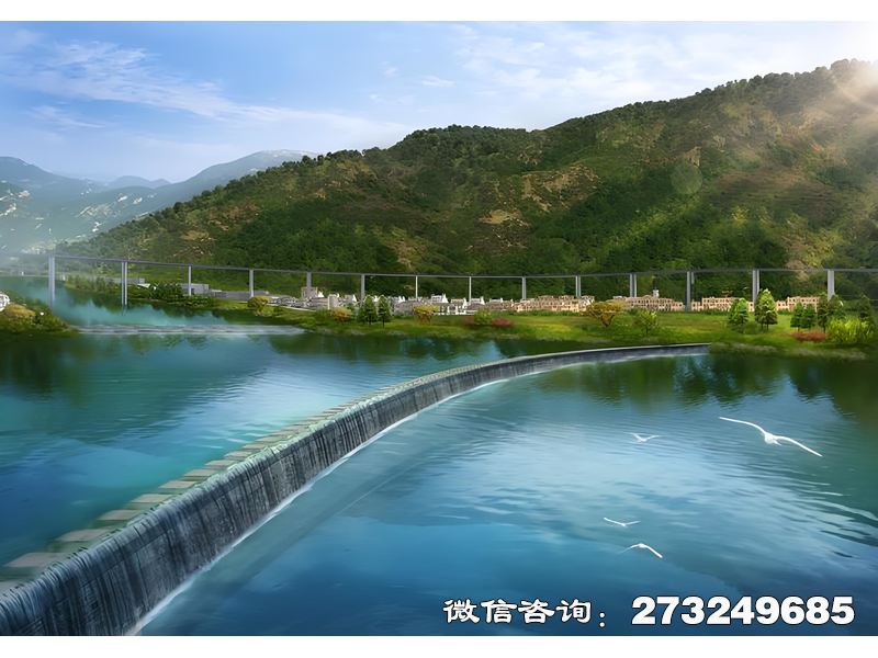 兴国县河道景观液压坝