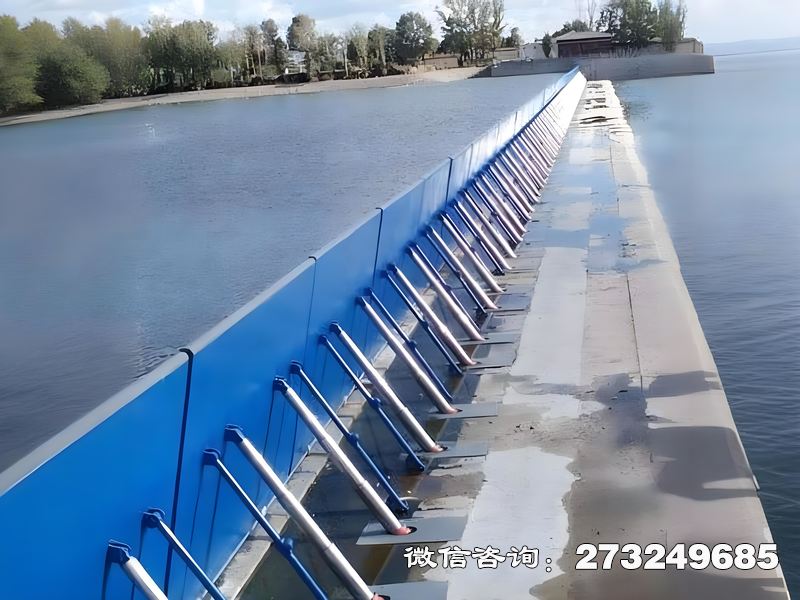 龙湖生态补水钢坝