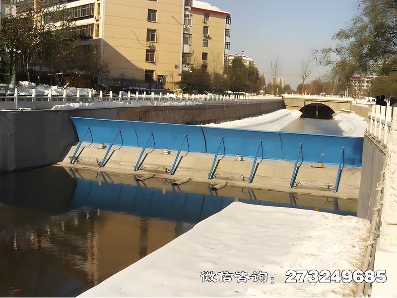 昆都仑河道水质净化坝