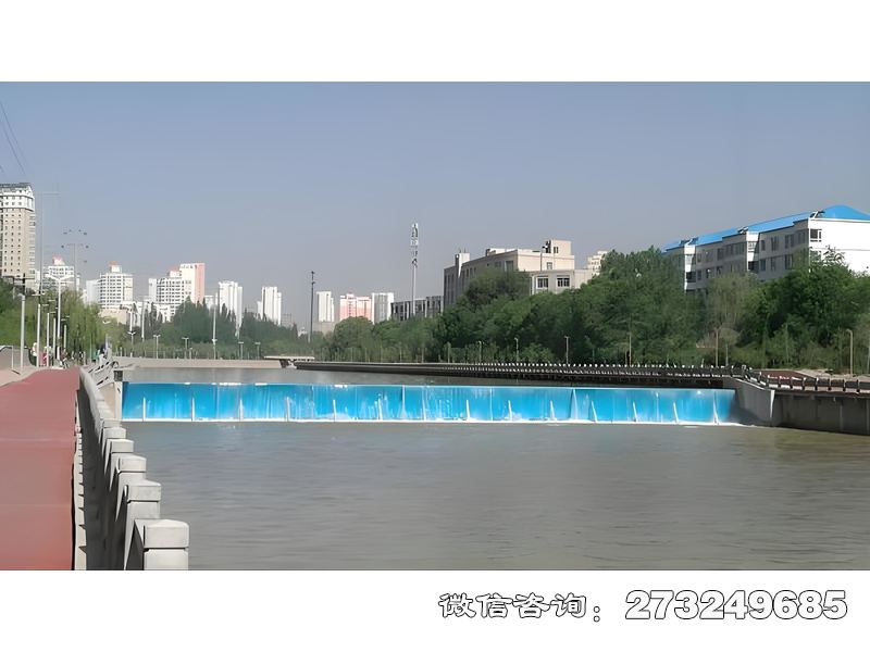 昆都仑河道海绵城市坝