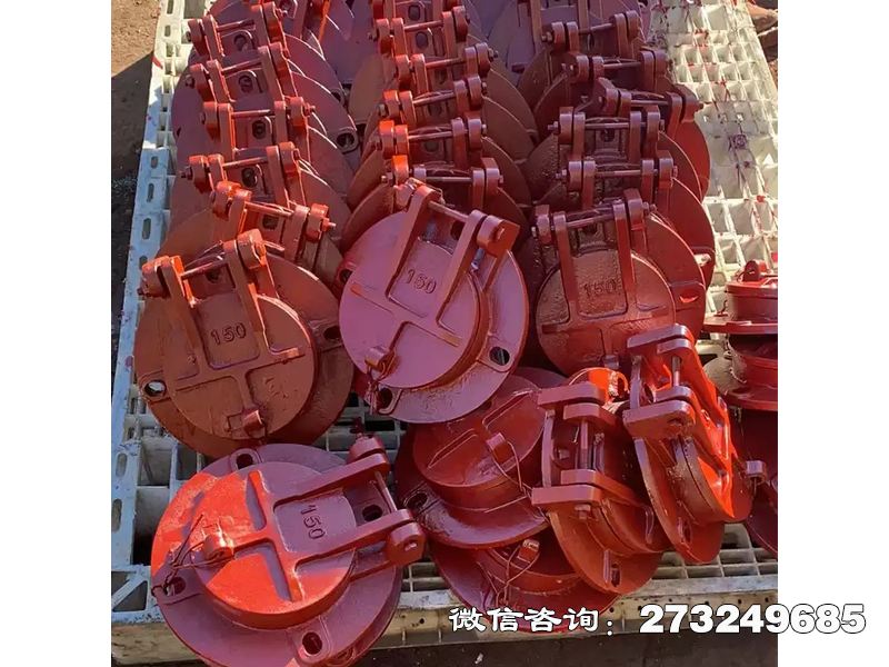 满洲里方形泵站铸铁挡水闸