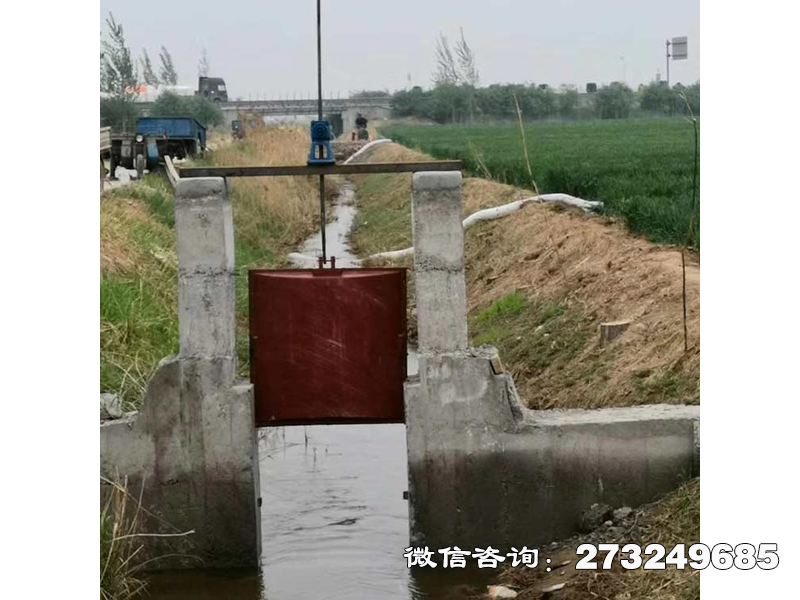 金寨县小渠道铸铁闸门